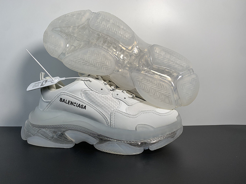 Ba*len*cia*ga triple s white clear sole 544351w09e19000