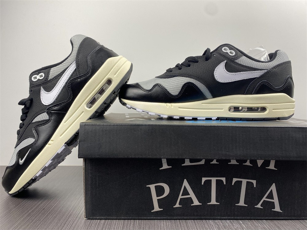 Nike Air Max 1 Patta Waves Black (with Bracelet) DQ0299-001