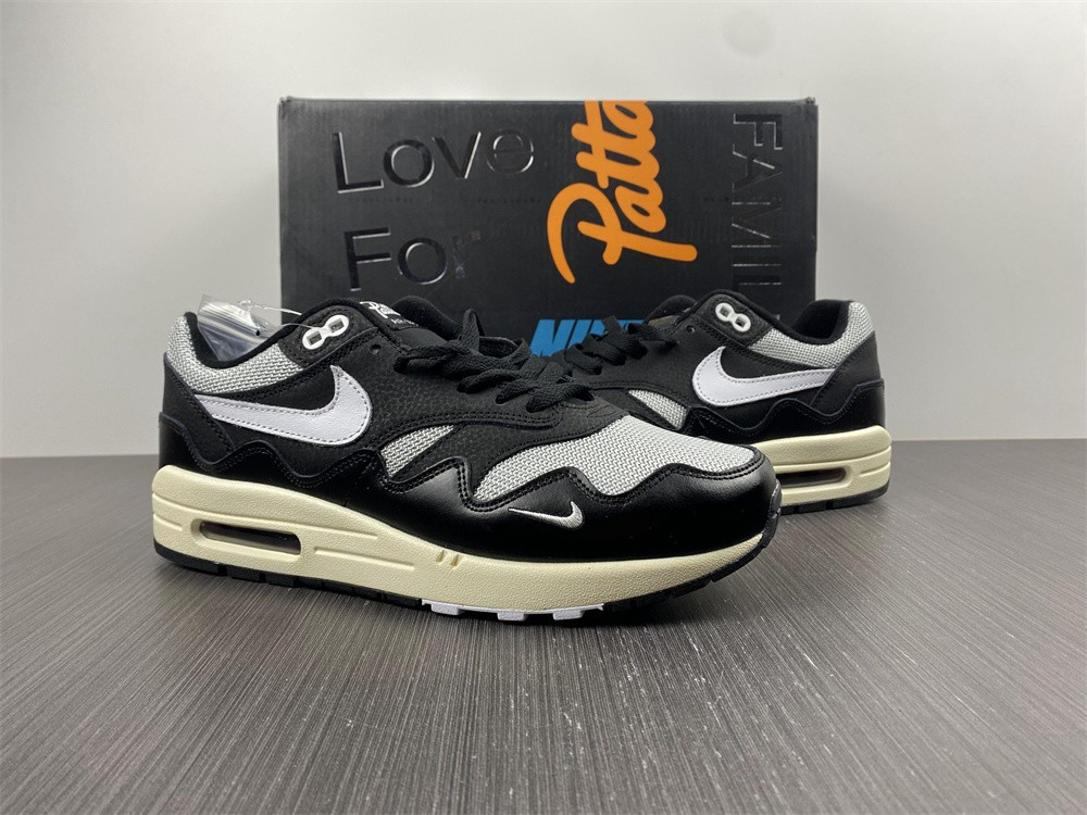 Nike Air Max 1 Patta Waves Black (with Bracelet) DQ0299-001