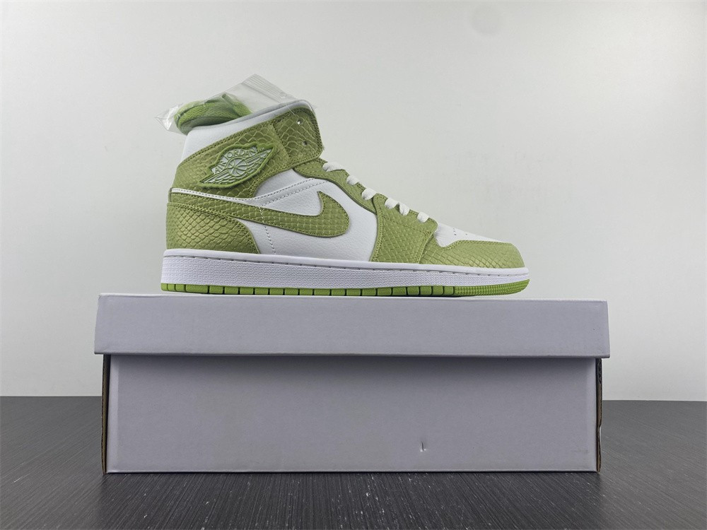 Jordan 1 Mid Green Python (W) DV2959-113