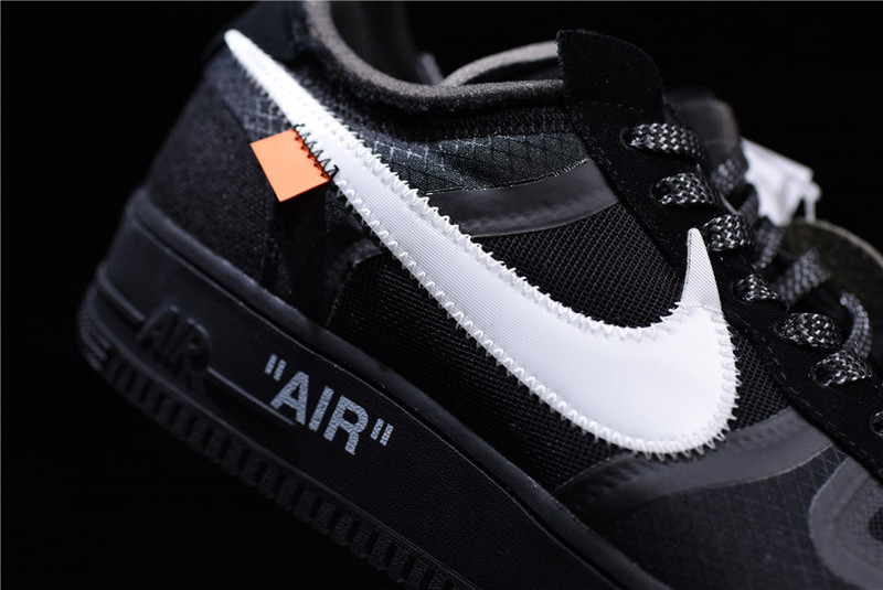 OW Nike Air Force 1 Low Black AO4606-001
