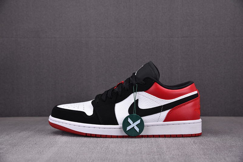 Air Jordan 1 Low“Black Toe” 553558-116