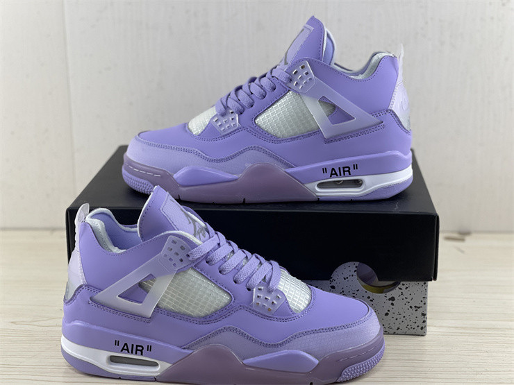 JORDAN 4 RETRO X OW PURPLE