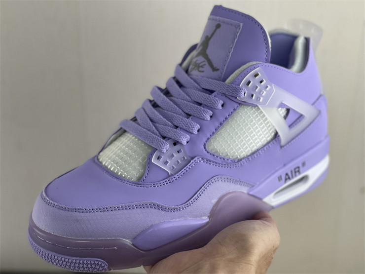 JORDAN 4 RETRO X OW PURPLE