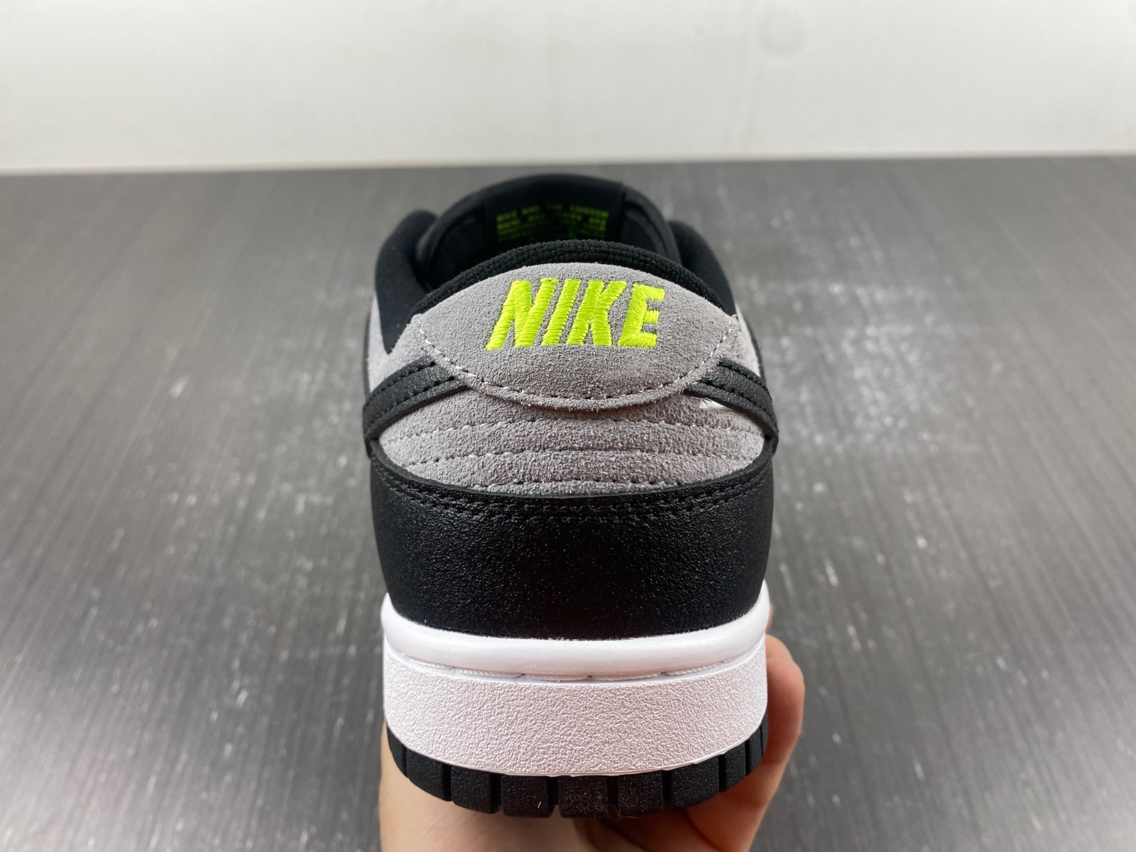 Nike Dunk Low "Black/Grey/Neon Green" FQ2205-001