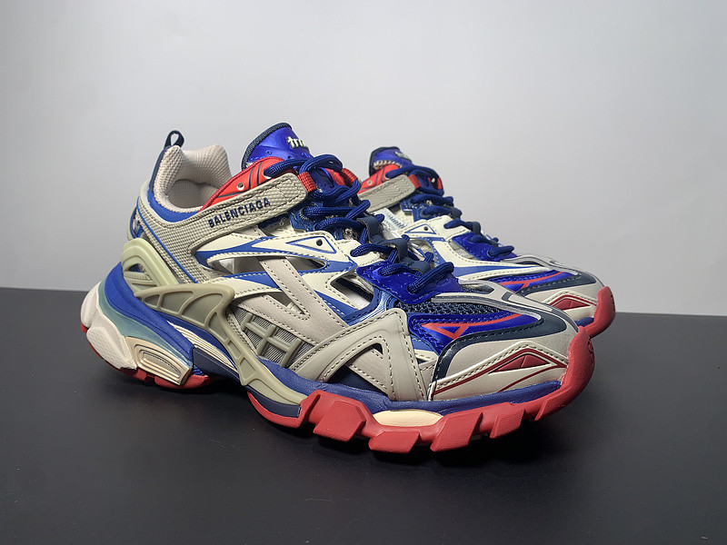 Ba*len*cia*ga track.2 beige blue red 568615 w2gn2 8570