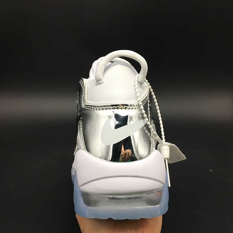 nike air more uptempo Ch*0me white 917593-100