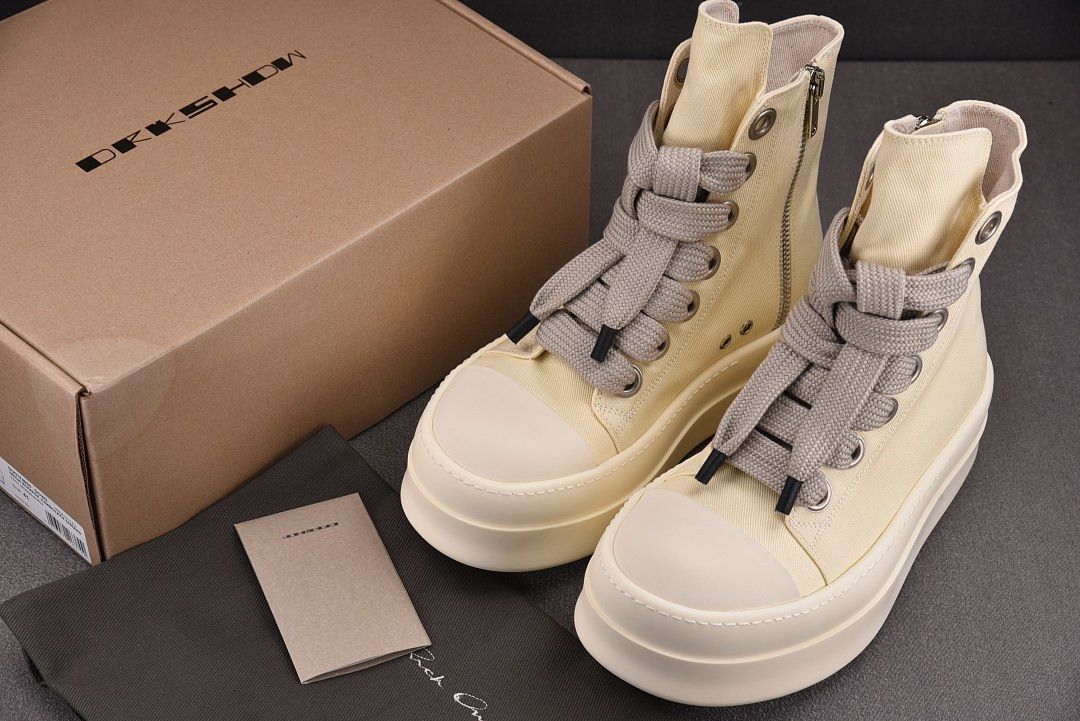 Rick Owens DRKSHDW Mega Bumper Jumbolace High Sneaker