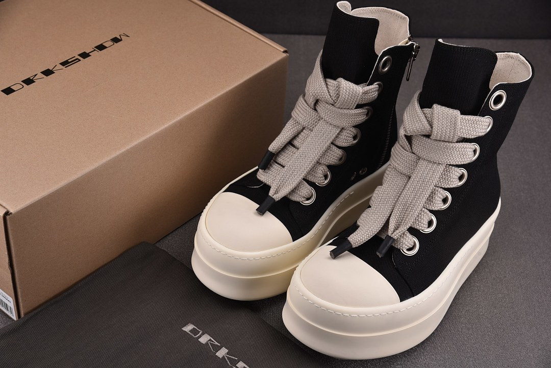 Rick Owens DRKSHDW Mega Bumper Jumbolace High Sneaker