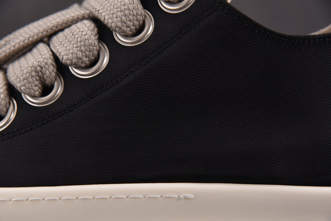 Rick Owens DRKSHDW Multi Denim Jumbo-Lace Sneakers