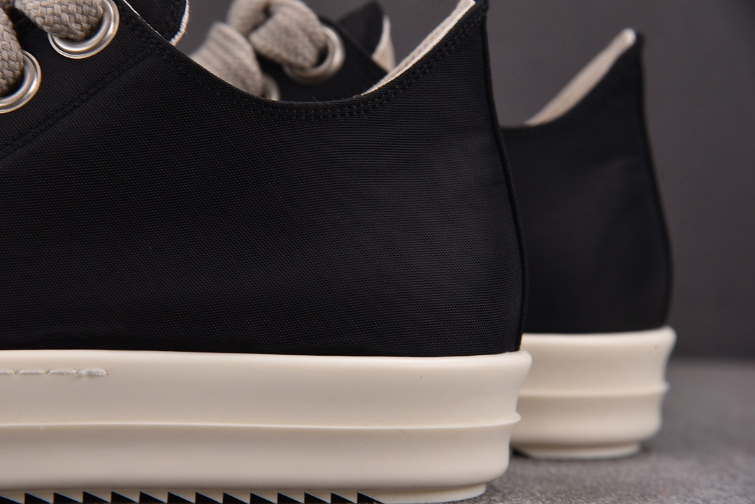 Rick Owens DRKSHDW Multi Denim Jumbo-Lace Sneakers