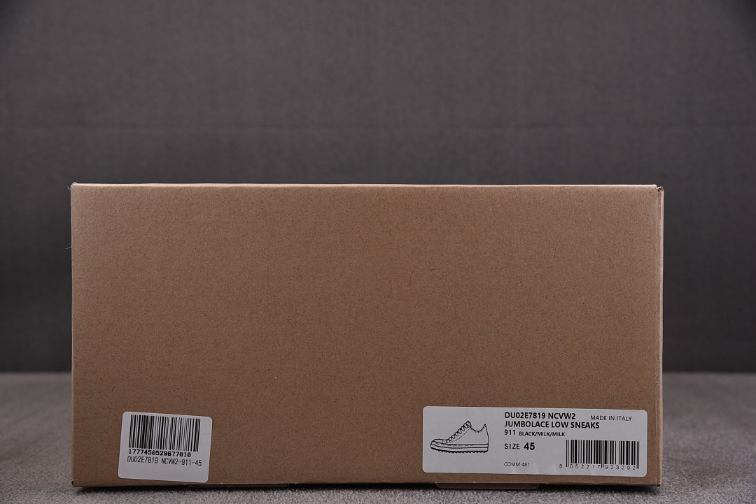 Rick Owens DRKSHDW Multi Denim Jumbo-Lace Sneakers