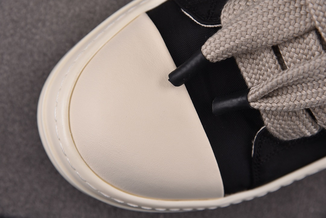 Rick Owens DRKSHDW Multi Denim Jumbo-Lace Sneakers