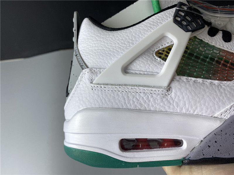 Jordan 4 Retro Lucid Green Rasta AQ9129-100