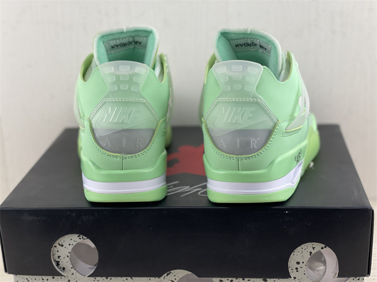 JORDAN 4 RETRO X OW GREEN