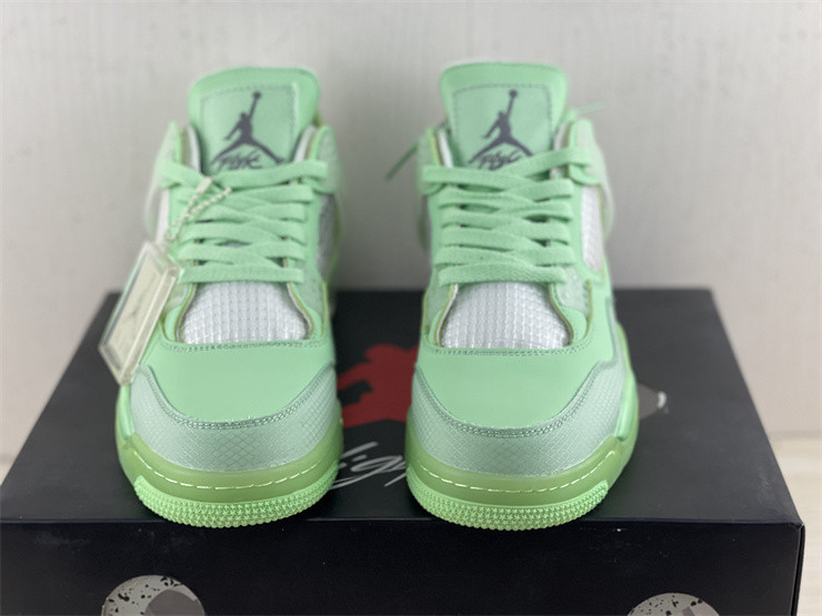 JORDAN 4 RETRO X OW GREEN