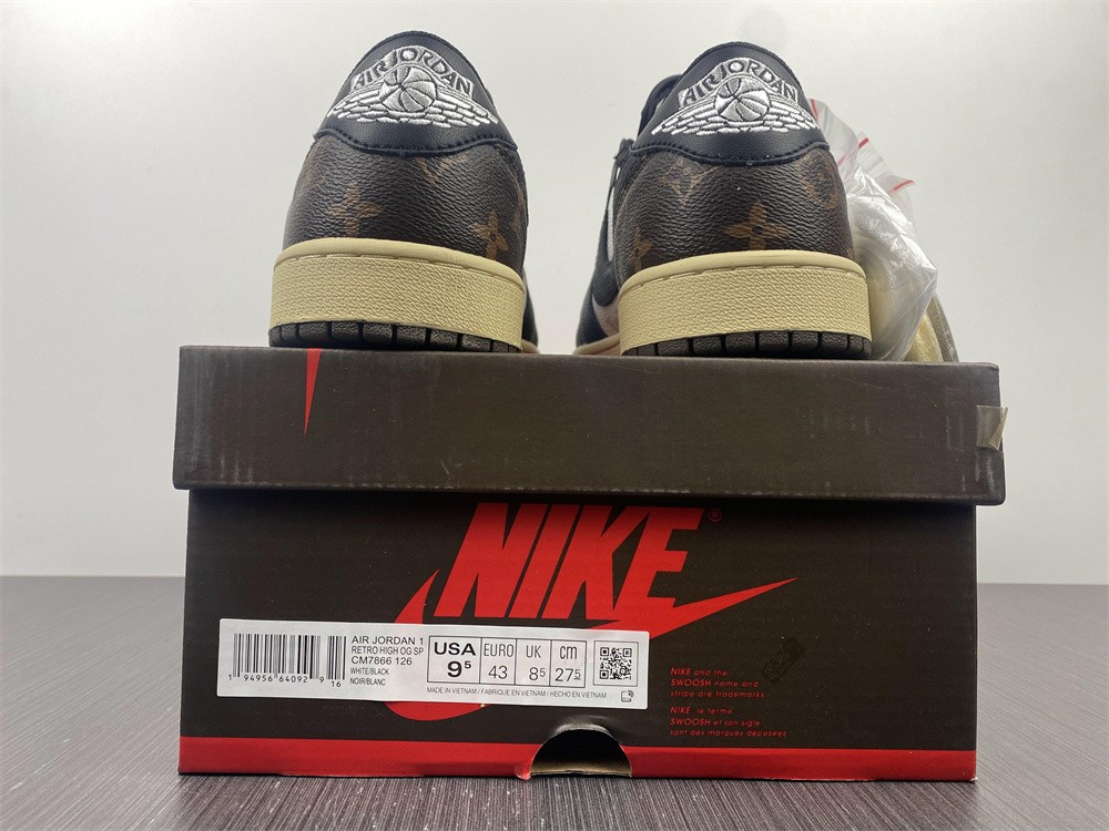 Travis Scott Fragment Air Jordan 1 Low OG CM7866-126