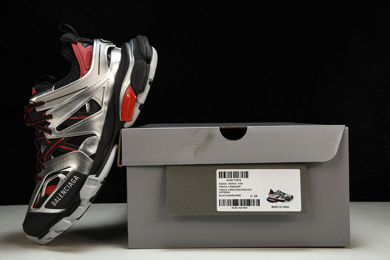 Ba*len*cia*ga track black&silver 542436-w2fsa-1169