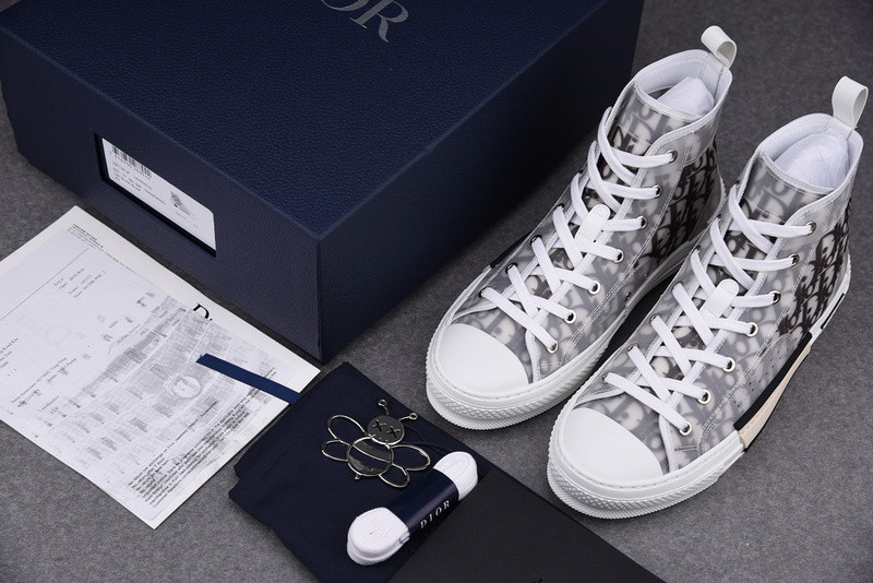 D B23 HIGH-TOP SNEAKERS