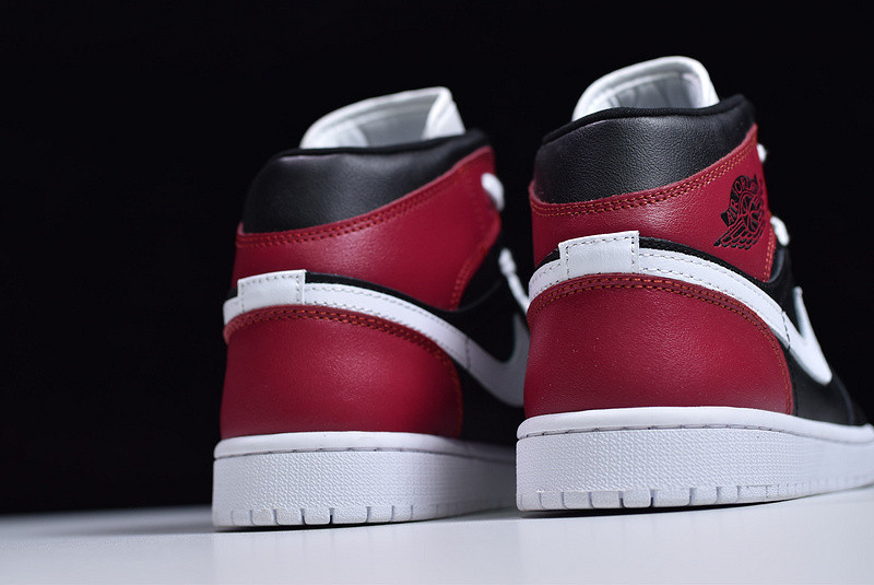 Jordan 1 Mid Black Noble Red (W) BQ6472-016