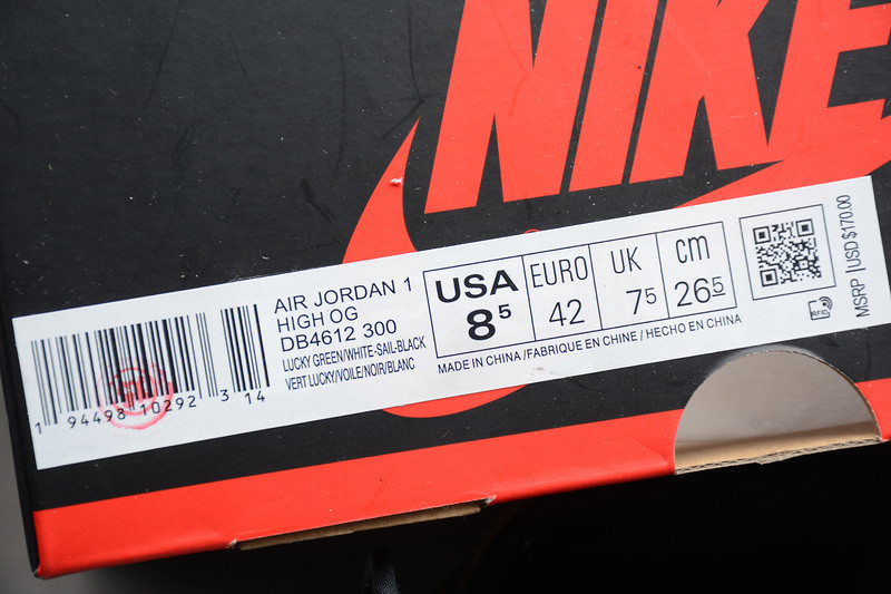 AIR JORDAN 1 WMNS LUCKY GREEN DB4612-300