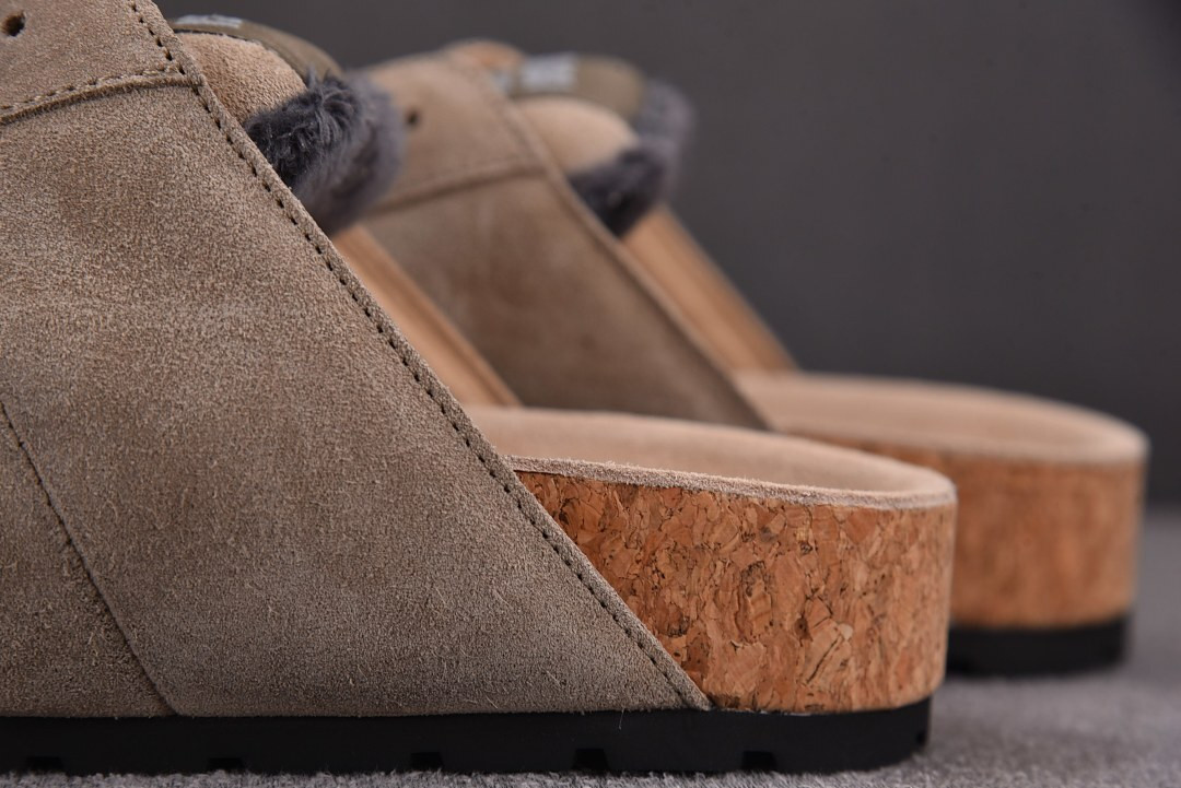 Ba1en*iaga Dumbo Mule Worn-Out Beige