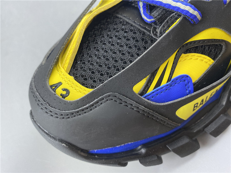 Ba*len*cia*ga tess s. gomma trek low top sneakers (black blue and yellow) 542023 w1gb1 1121